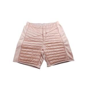 Short Matelassé Indyeva Femme S Saumon Puffer Shorts Isolés Plein Air Nylon